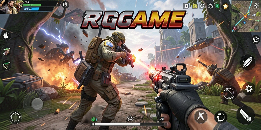 Tampilan gameplay TPS yang mengasyikkan dan penuh aksi