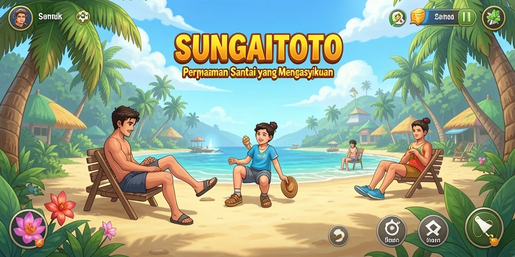 Tampilan gameplay SUNGAITOTO yang menarik dan penuh warna.